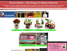 Tablet Screenshot of floristjakarta.com